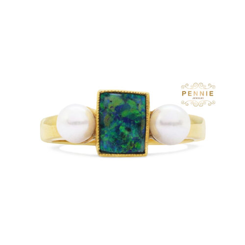 แหวนโอปอล์ประดับมุก