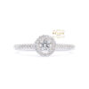 แหวนเพชร0.17กะรัตน้ำ100GIA